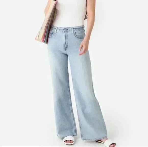 CITIZENS OF HUMANITY Paloma Wide Baggy Jean in Moonbeam. Women’s